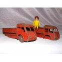 Jouet ancien tole 2 camions non Joustra dinky toys norev