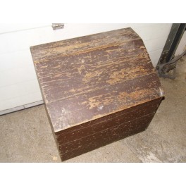 Coffre malle meuble rangement jouet bar bois vintage antiquité industrielle