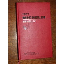 Guide MICHELIN 1987 Bénélux belgique hollande luxembourg