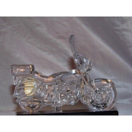 Moto cristal sculpture vintage collection harley davidson honda