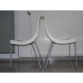 2 Chaises design italien Marco MARAN CHIACCHIERA déco maison meuble fauteuil