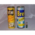 Lot Savon vintage ancien savonnerie BREF et VIM Sté LEVER droguerie épicerie retro