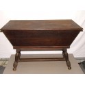 Petrin ou Maie en bois massif coffre malle rangement bar vintage meuble de métier