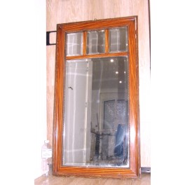 Grand et ancien miroir trumeau 4 glaces biseauté antiquité vintage