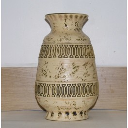 Vase céramique JASBA W-GERMANY 30 cm vintage Vallauris années 60