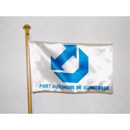 Drapeau publicitaire PORT AUTONOME de DUNKERQUE Fanion maritime bateaux