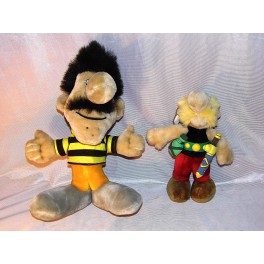 2 Peluches ASTERIX DALTON BD GOSCINNY UDERZO 1994