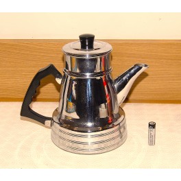 Cafetiere chromée années 60 art de la table déco cuisine