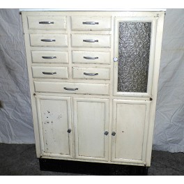 Meuble de métier dentiste hopital années 50 armoire pharmacie vintage design XXème siecle