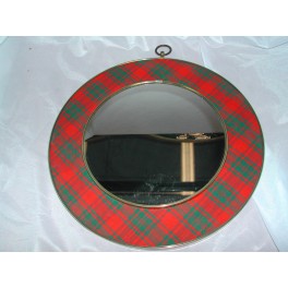 Rare miroir rond glace ecossais vintage loft