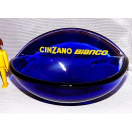 Ancien CENDRIER PUBLICITAIRE " CINZANO BIANCO " VIDE POCHE VINTAGE