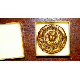 Médaille Bronze monnaie de Paris signée C. BERECHEL SOS Village d'enfants 1956 1986 