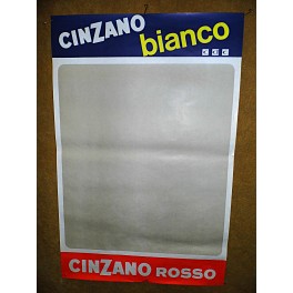 2 affiches publicitaire cinzano enseigne café bistrot brasserie vintage