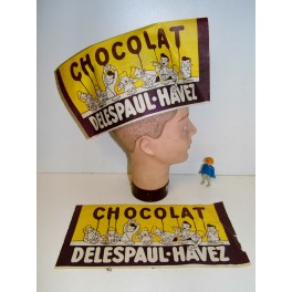 2 pub chocolat Delespaul havez cyclisme 1960