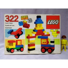 LEGO 322 boite année 1981  Jouet vintage  ancien 