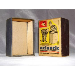 Grande boite d'allumettes ATLANTIC années 60 vintage