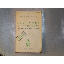 Sciences naturelles baccalauréat 1959 bordas
