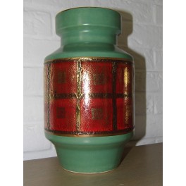 Vase contemporain 30 cm céramique désign allemand 108 30 années 60 vintage